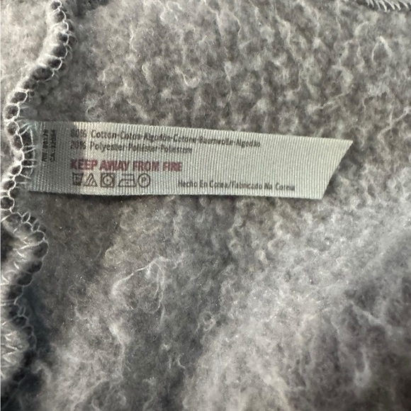 Free People gray Bell Sleeve sweatshirt tunic small EUC - Picture 5 of 5